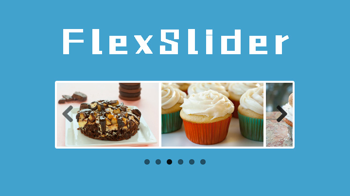 FlexSlider - 一个支持水平/垂直滑动,完全响应的jquery插件。