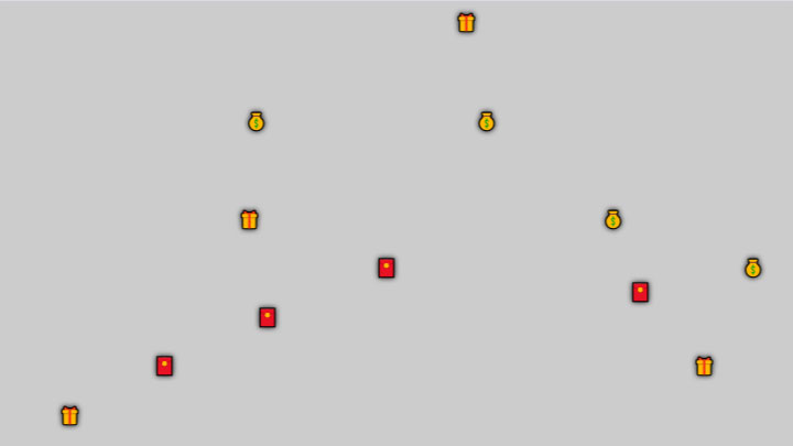 HTML+CSS3制作响应式红包雨背景效果