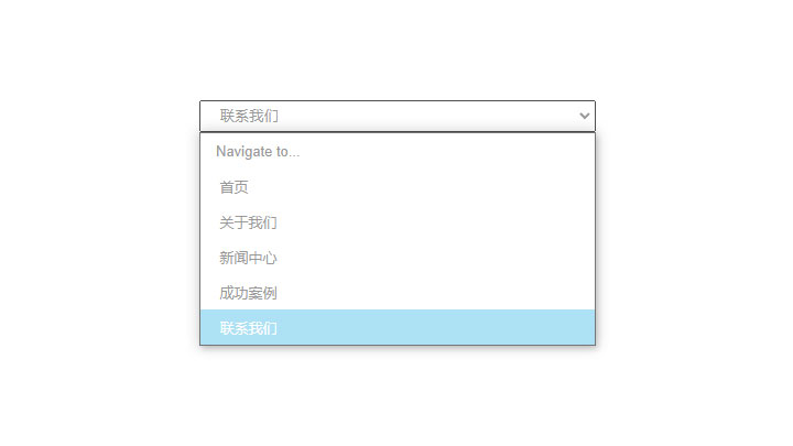 jQuery mobile menu 移动端导航菜单插件