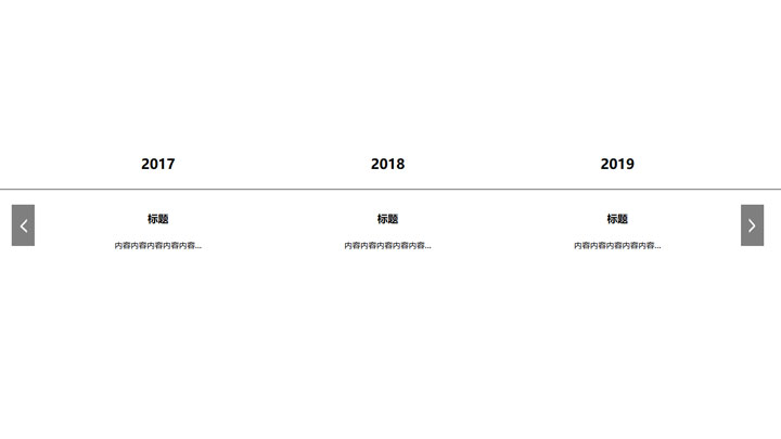 SuperSlide横向全屏时间轴效果
