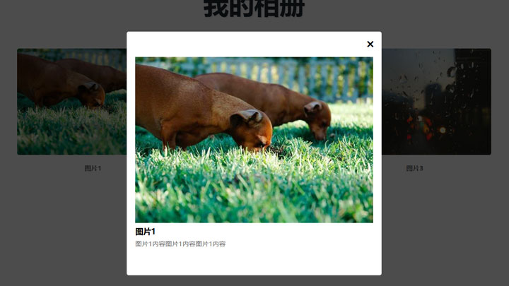 jQuery点击图片查看详情介绍